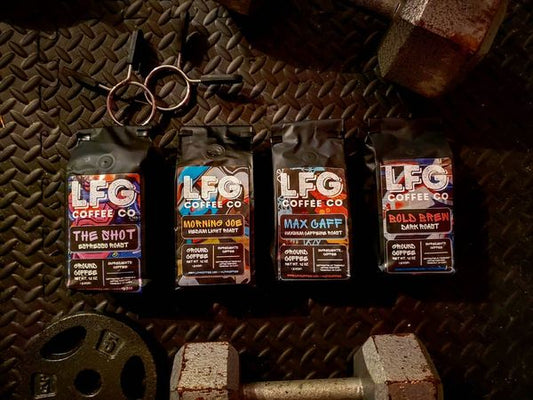 LFG Starter Stack – All 4 Athlete-Fueled Coffee Blends